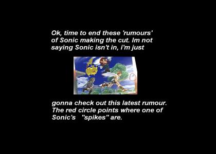 Sonic in SSBB Disproven