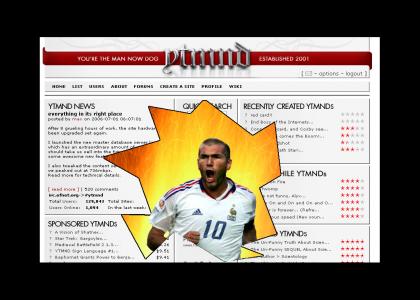 Zidane Broke The Main Page