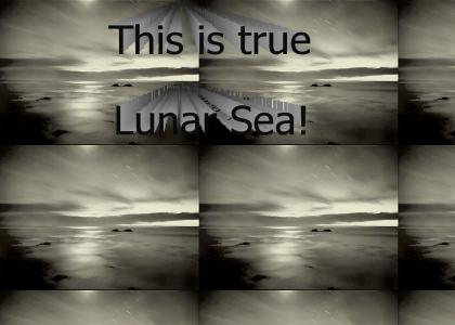 This is true lunar sea!