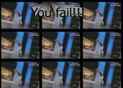 You fail at dancing!