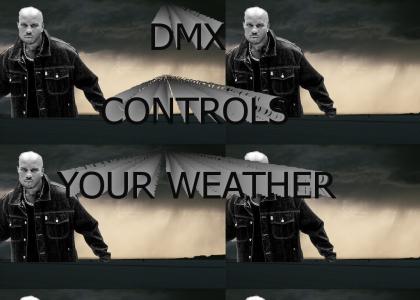 DMX controls the weather