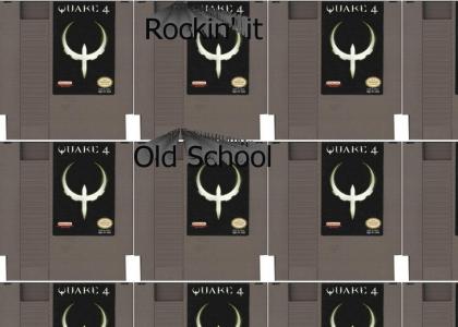 Quake 4 Rocks it Old School