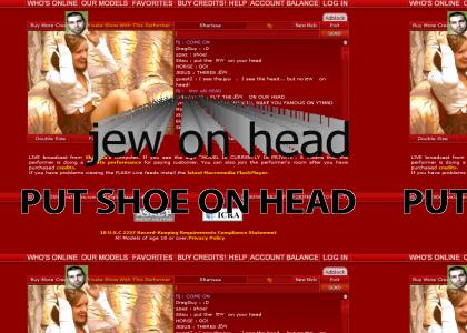 PUT JEW ON HEAD