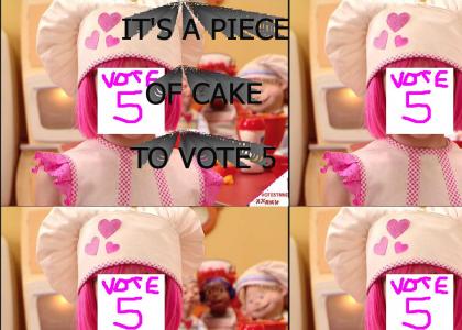 VOTE5TMND: It's a piece of cake