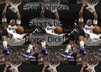 Ervin Johnson has a Horse Dick!!!