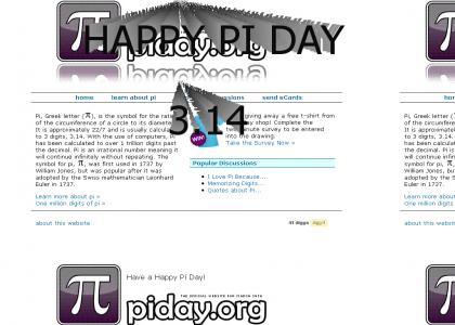 HAPPY PI DAY!!!!!!!! 3.14    2007