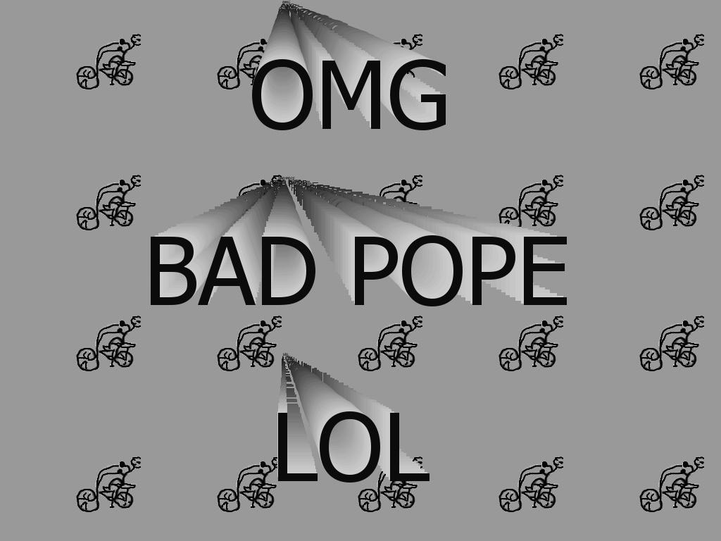 GIVEBACKMYBIKEPOPE