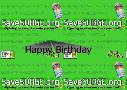 SaveSurge.org's 4th Birthday!