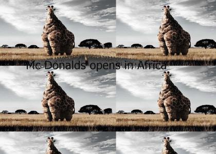 mcdonalds gets to Africa