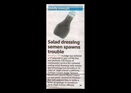 Salad Dressing Surprise