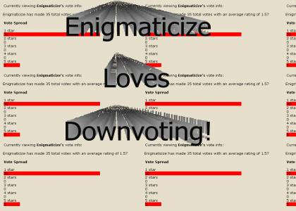 Enigmaticize is a Downvoter