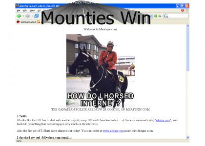 Mounties vs. Meatspin