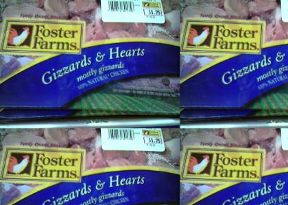 Hearts and gizzards... but mostly gizzards.