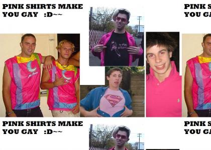 Proof That Pink Shirts Make You Gay