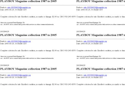 Playboy Collection 4 Sale