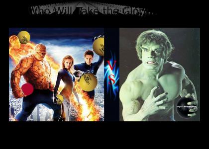 Hulk VS. Fantastic Four Battle!