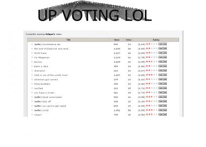 up voting lol