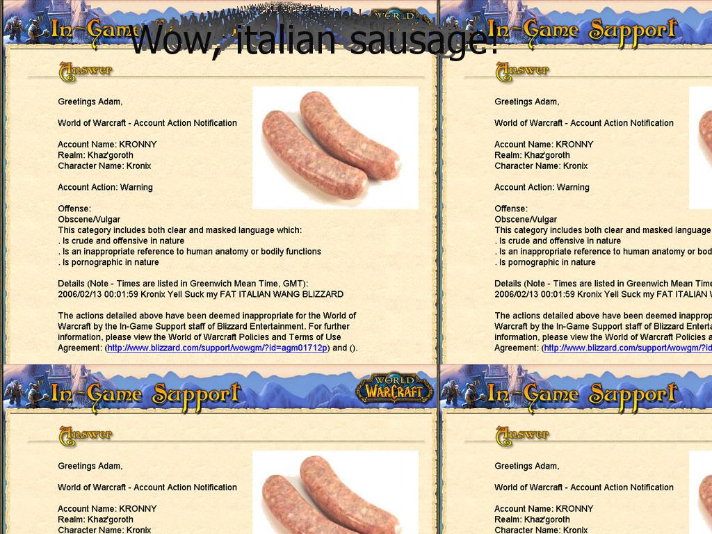 wowsausage