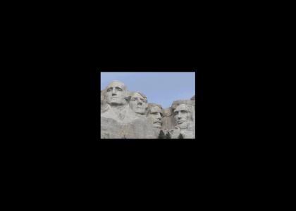 Mount Rushmore Never Changes Facial Expressions