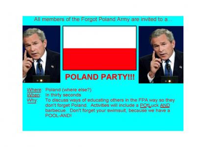 There's gonna be a POLAND party so don't FORGET and VOTE 5 BEFORE YOU GET HERE!!!!VOTINGNOWWITHTHENUMBERFIVE!