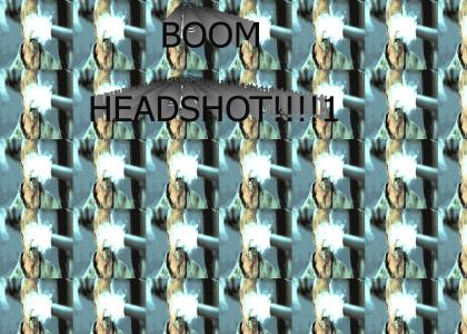 Boom zombie headshots!