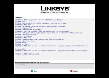 Another Linksys prank -_-