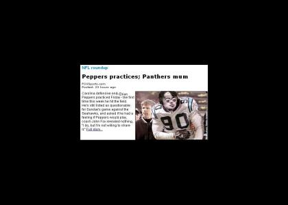 Brian Peppers begins NFL Practice