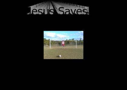 NEDM shoots, and...well, as you say...Jesus saves!