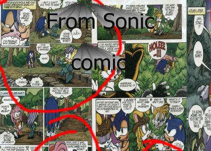 Sonic is a player sonic comic
