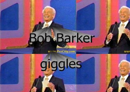 Bob Barker giggles