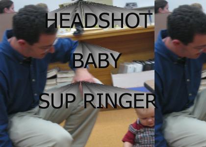ringer shoots his baby