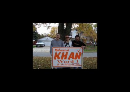 KHAN RUNS FOR CITY COUNCIL