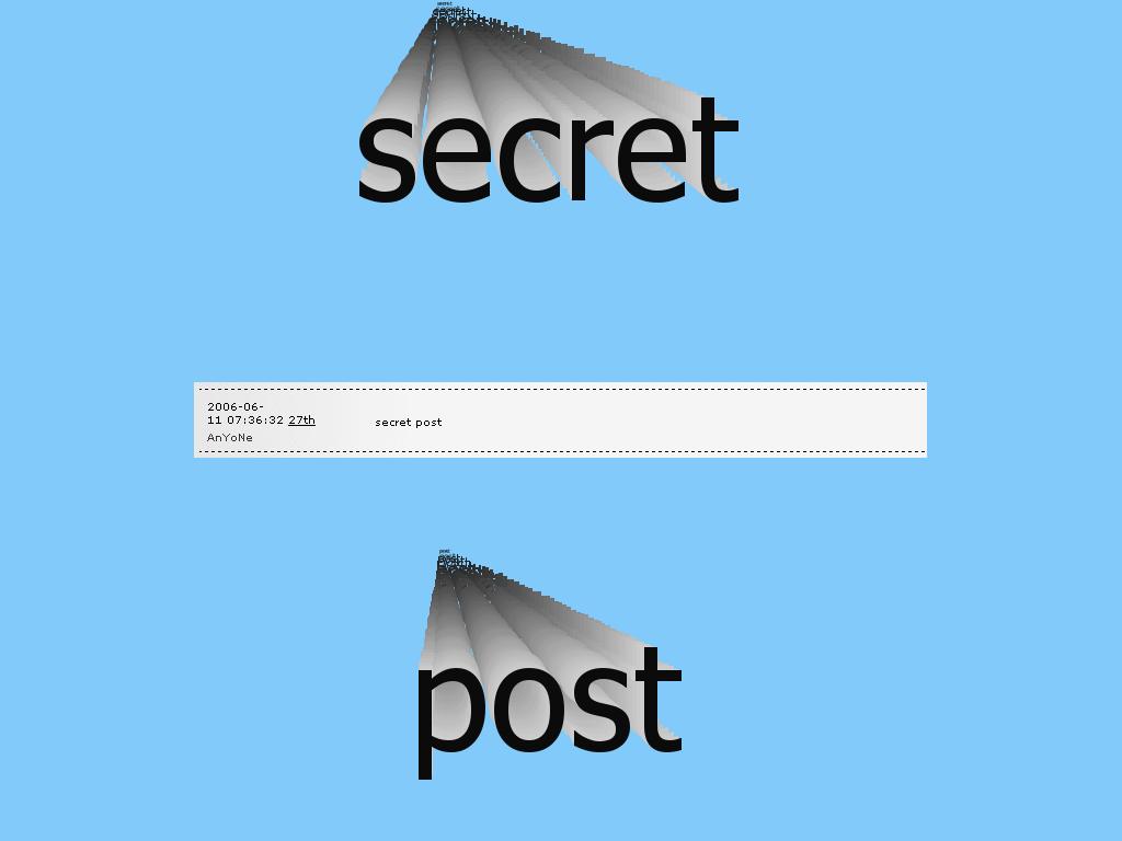 secretpost