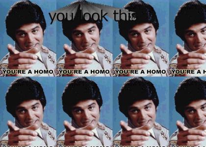 you are a homo