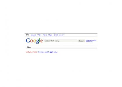 Google Likes Bush!!