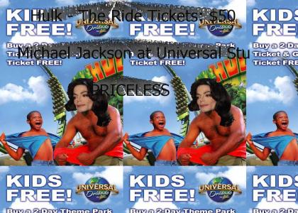 Michael Jackson goes to Universal Studios