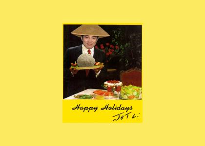 Happy Holidays from Jet Li