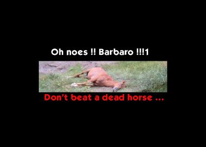 Barbaro Fails at LIFE