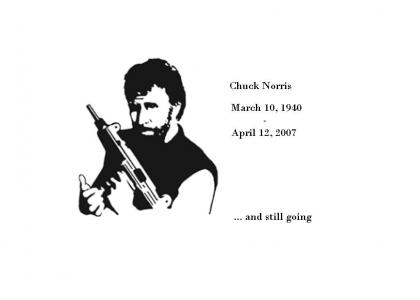 R.I.P Chuck Norris