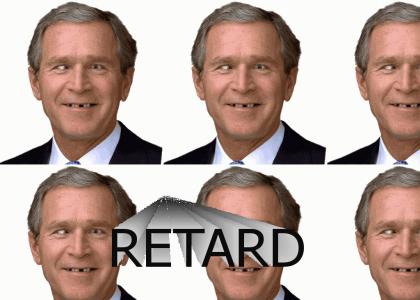 Bush = idiot