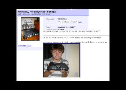 N64 Kid Sells his N64 : (