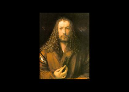 Albrecht Dürer stares into your soul