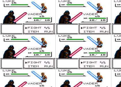 Darth Vader vs. Luke