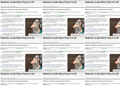 Mario Party 8 recalled in the UK