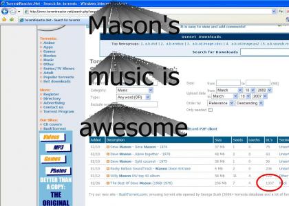 Mason is leet (mason from Size of pennies)
