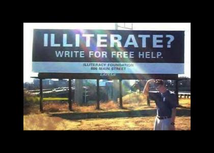 Illiterate?