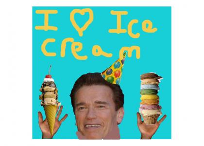 arnie loves ice cream
