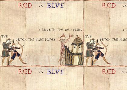 Medieval Red vs Blue