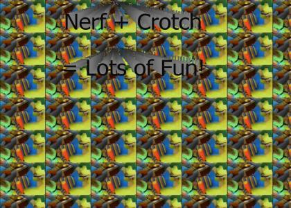 Nerf Crotch Bat!