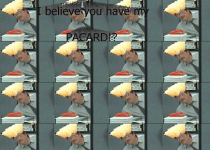 I believe you have my PACARD?